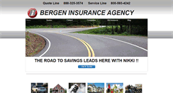 Desktop Screenshot of bergeninsurance.com