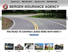 Tablet Screenshot of bergeninsurance.com